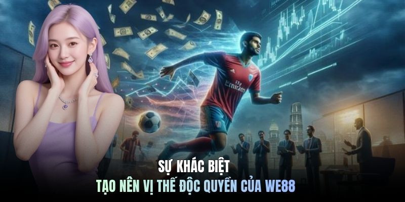 Sự khác biệt tạo nên vị thế độc quyền của WE88